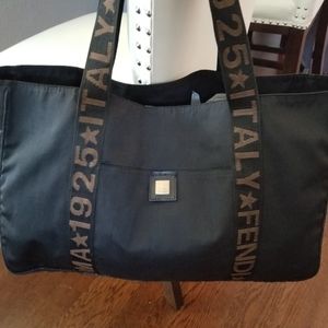 Authentic XL Fendi Tote Bag